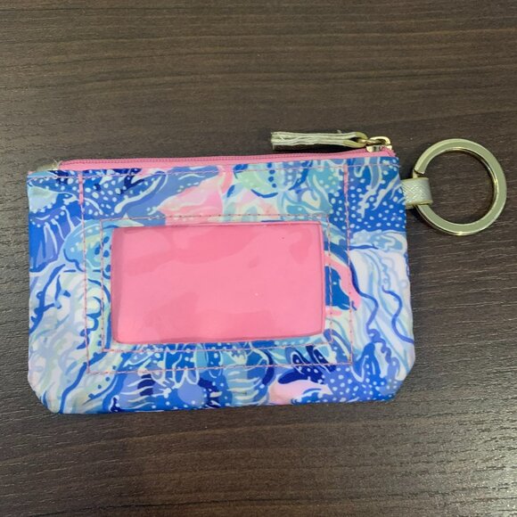 Lily Pulitzer ID Zipper Pouch and Key Chain - Picture 4 of 6